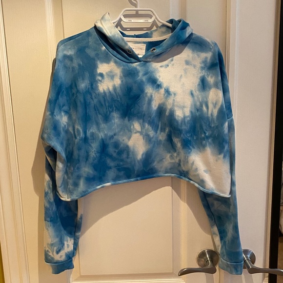 Cropped Tie Dye sweater - Picture 3 of 4